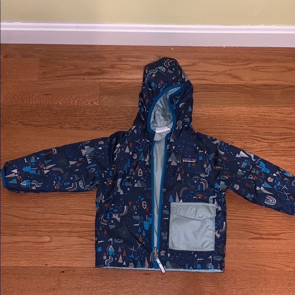 Baby Reversible Puff-Ball Jacket